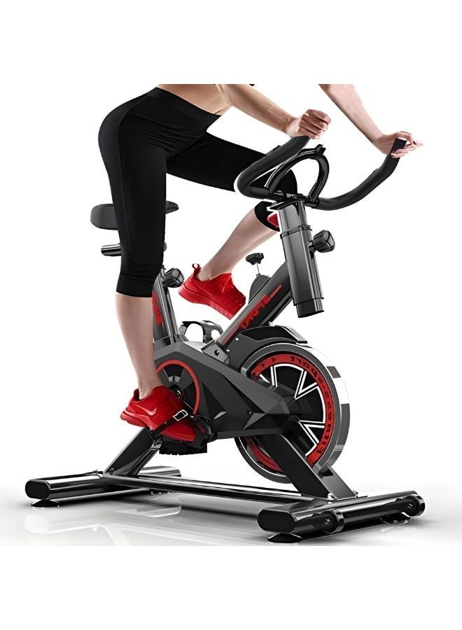 ماس دراجة تمارين رياضية مزودة بحامل آيباد، دراجة تدريب منزلية و لصالة الألعاب الرياضية ومقعد احترافي - Image 1